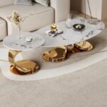 Luxury Oval Center Table Set - Image 2