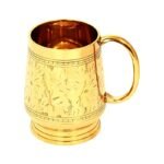 Brass Jug Glass With Handle