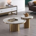 Modern Round Nesting Center Table Set