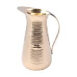 Premium Brass Gold Plated Drinkware Set - 6 Pieces