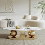 Modern Oval Center Table