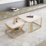 Modern Nesting Coffee Table Set - Image 2