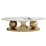 Modern Oval Center Table - Image 2