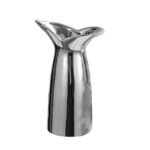 Contemporary Silver Sculptural Vase