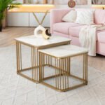 Square Nesting Coffee Table Set