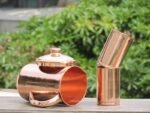 Copper Jug and 2 Glass Set - Image 2