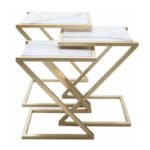 Modern Z Nesting Table Set