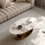 Luxury Oval Center Table