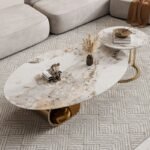 Modern Oval Center Table Set - Image 2