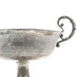 Ornate Pedestal Silver Bowl - Image 2