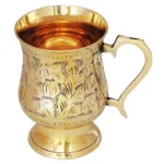Brass Beer Mug Glass, 300 ML - Image 2