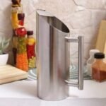 Stainless Steel Matt Finish Jug Pitcher with Solid Steel Handle, 1.5 Liters